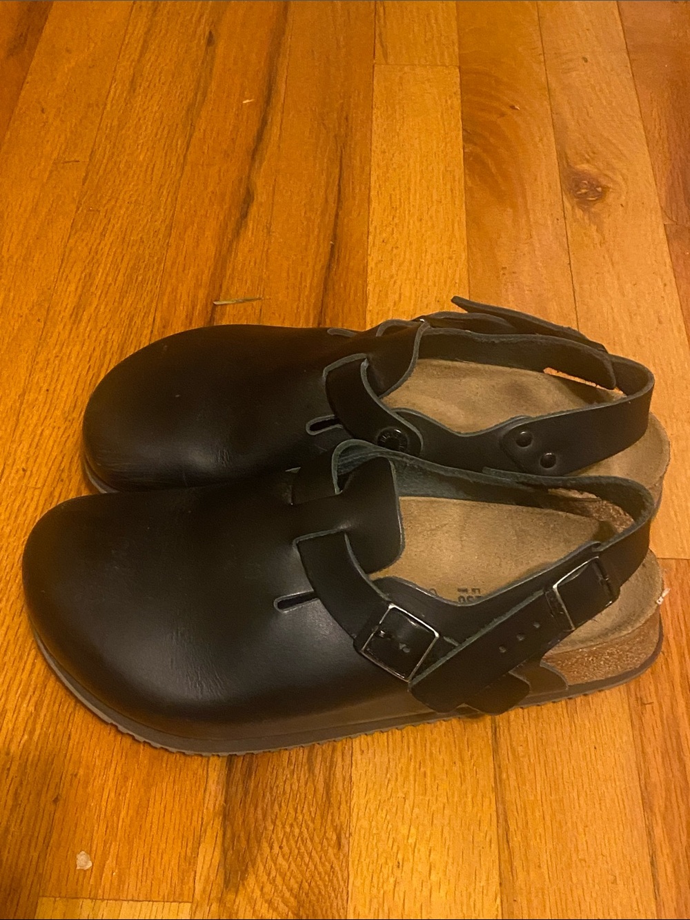Birkenstock Tokio Super Grip Clogs Black Size 8-8.5 EUR 39 EUC - Picture 5 of 15